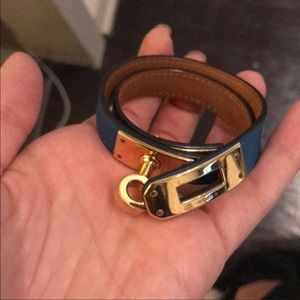 Hermès double wrap Kelly bracelet